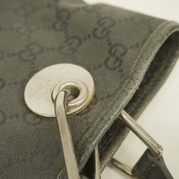 Gucci GG Canvas Tote Bag 120840, Black, Women's - Picture 13 of 14